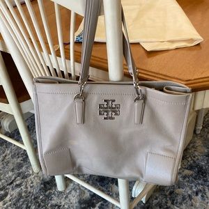 Tory Burch shoulder bag; greyish taupe
